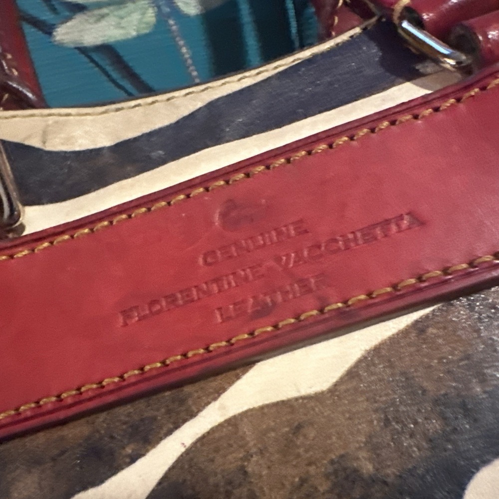 Dooney & Bourke Florentine juliette leather zebra print purse bag - Picture 9 of 15
